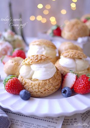 簡単♪失敗無のシュークリーム♪エクレアも-レシピのメイン写真