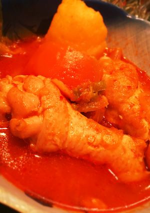 韓国鶏ジャガイモスープ-レシピのメイン写真
