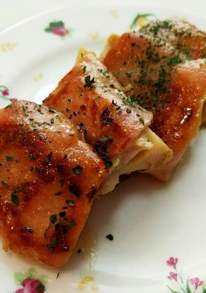 簡単絶品！主人が惚れた筍と鶏肉の生ハム巻-レシピのメイン写真