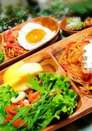 　カフェ風　焼きそばプレート-レシピのメイン写真
