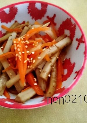 定番！きんぴらごぼう-レシピのメイン写真