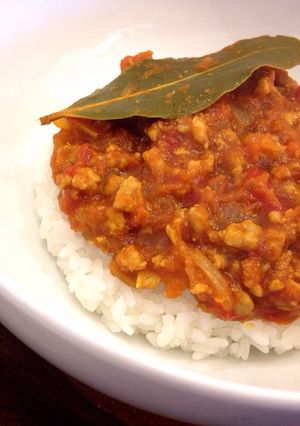 簡単！水なしトマトのキーマカレー-レシピのメイン写真