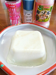 私の好きな枝豆豆腐の食べ方♡①-レシピのメイン写真