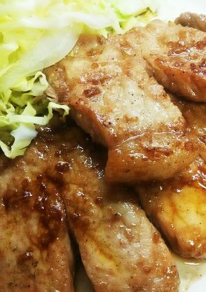 我が家の簡単トンテキ-レシピのメイン写真
