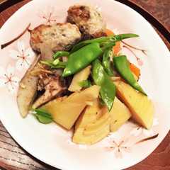 รูปของ 鶏団子と筍の白ダシ煮