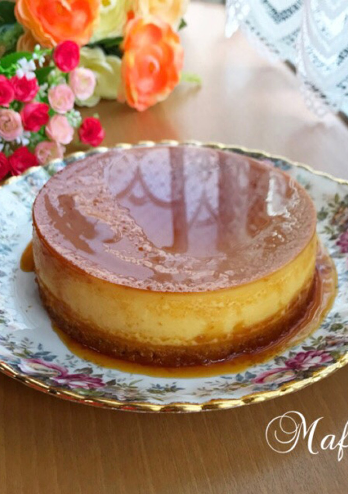 簡単！プリンケーキ(動画付)-レシピのメイン写真