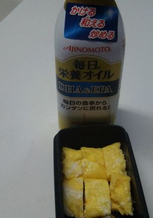 毎日栄養オイルで卵焼き-レシピのメイン写真