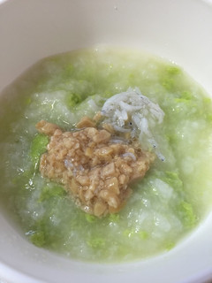 離乳食 納豆枝豆しらす粥-レシピのメイン写真