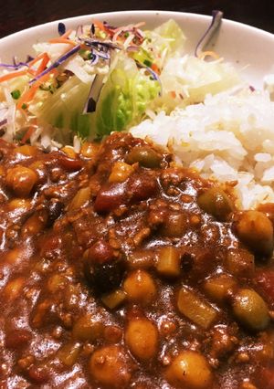 手間無し簡単豆カレー-レシピのメイン写真