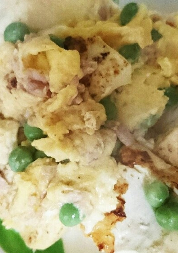えんどうと豆腐の卵とじ-レシピのメイン写真