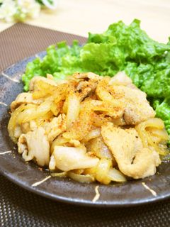超簡単♡豚ロースと玉ねぎの生姜炒め♪-レシピのメイン写真