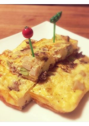 具沢山!簡単チーズ入りオープンオムレツ-レシピのメイン写真