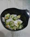 レモンが香る白菜とキュウリの浅漬け