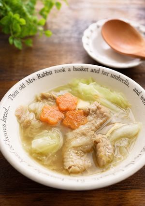 コラーゲンたっぷり♡手羽先と野菜のスープ-レシピのメイン写真