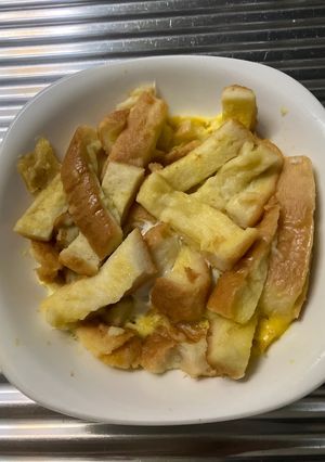 パン耳のなんちゃってフレンチトースト-レシピのメイン写真