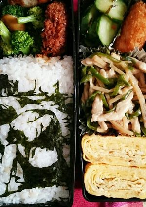 美味しい芸術「落穂拾い」のり弁当-レシピのメイン写真