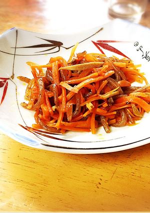 ＊簡単＊余り物で＊にんじんのきんぴら-レシピのメイン写真