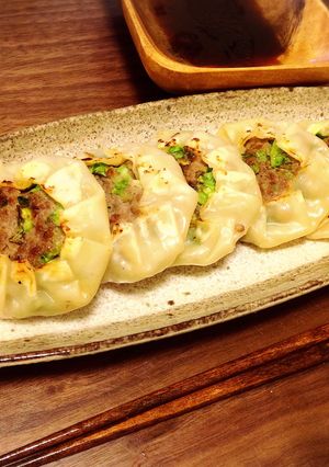 簡単でジューシー♡春キャベツ饅頭-レシピのメイン写真