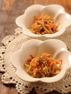 ごぼうの胡麻だれサラダ-レシピのメイン写真