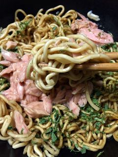 ライトツナ缶焼きそば-レシピのメイン写真