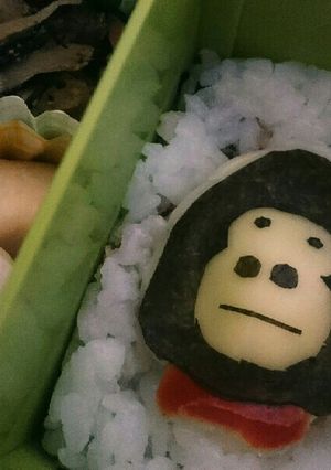京大のGORILLAキャラ弁-レシピのメイン写真