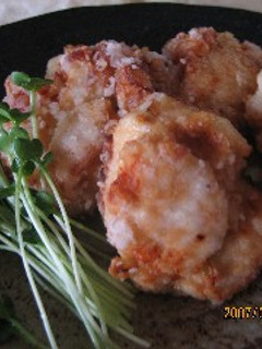 鳥むね肉★つくね風竜田揚げ-レシピのメイン写真