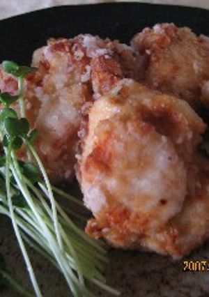 鳥むね肉★つくね風竜田揚げ-レシピのメイン写真