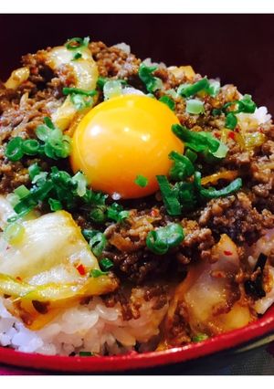 キムチとひき肉の甘辛炒め-レシピのメイン写真