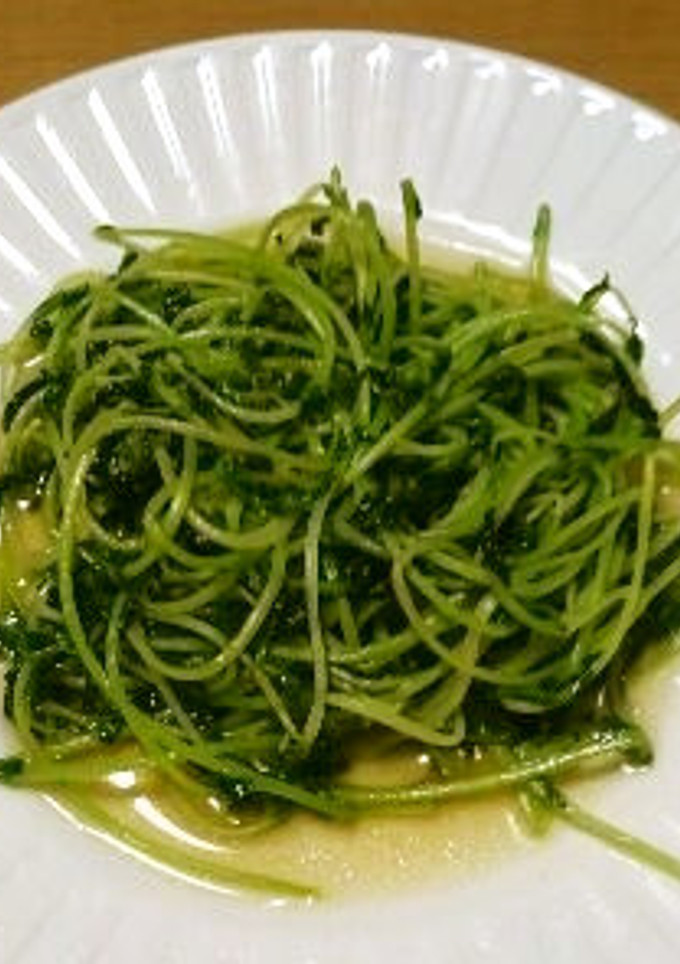 簡単！豆苗炒め-レシピのメイン写真