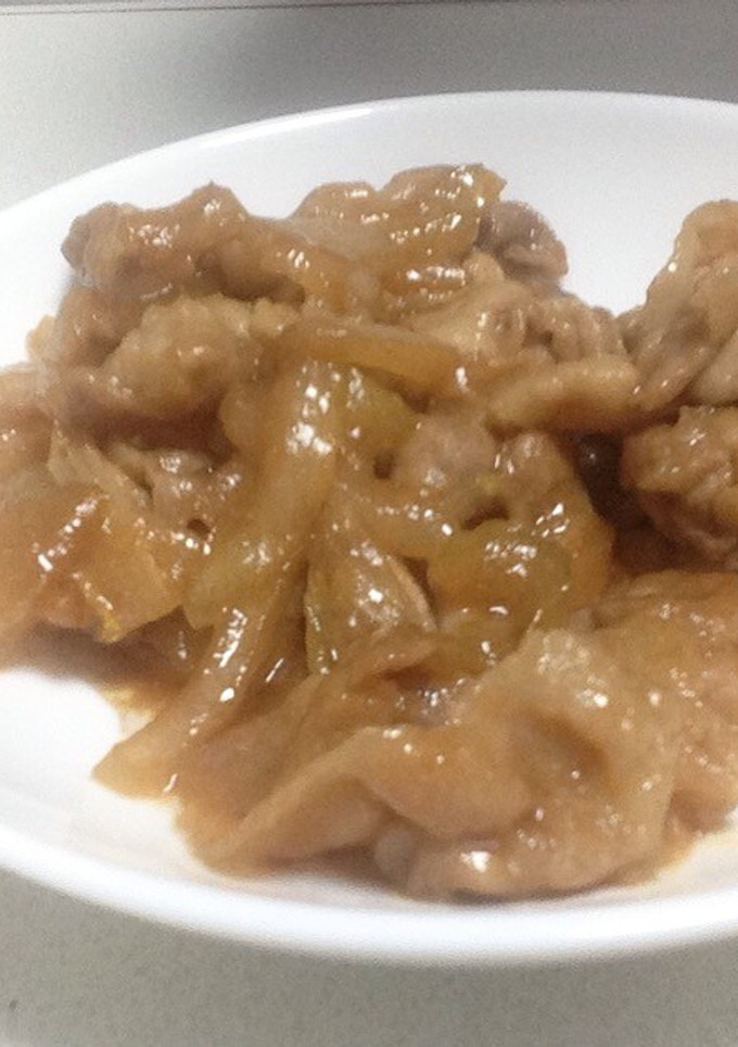 玉ねぎと豚肉の甘味噌炒め-レシピのメイン写真