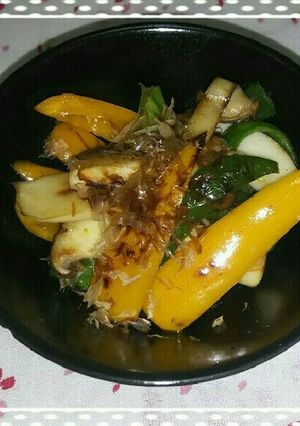 パプリカとエリンギのおかか醤油♥-レシピのメイン写真