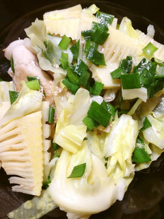 豚肉と筍と春キャベツの炒め物-レシピのメイン写真