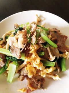 たった5分!小松菜の炒め物-レシピのメイン写真