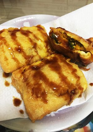 油揚げでかぼちゃのコロッケ！！-レシピのメイン写真