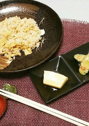 たけのこご飯と胡瓜の漬け物-レシピのメイン写真