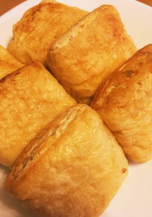 簡単晩ごはん♡豆腐とミンチの油揚げ詰め-レシピのメイン写真