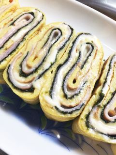 のりチーハムの卵焼き-レシピのメイン写真
