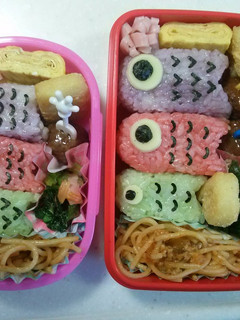 子どもの日のキャラ弁☆こいのぼりおにぎり-レシピのメイン写真