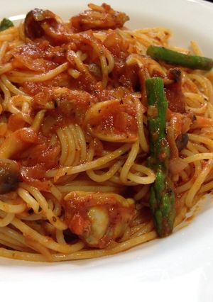 あさりのトマトソースパスタ-レシピのメイン写真