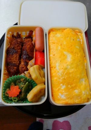 オムライスおべんとう-レシピのメイン写真