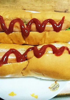 ホットドッグ(カレー風味)-レシピのメイン写真