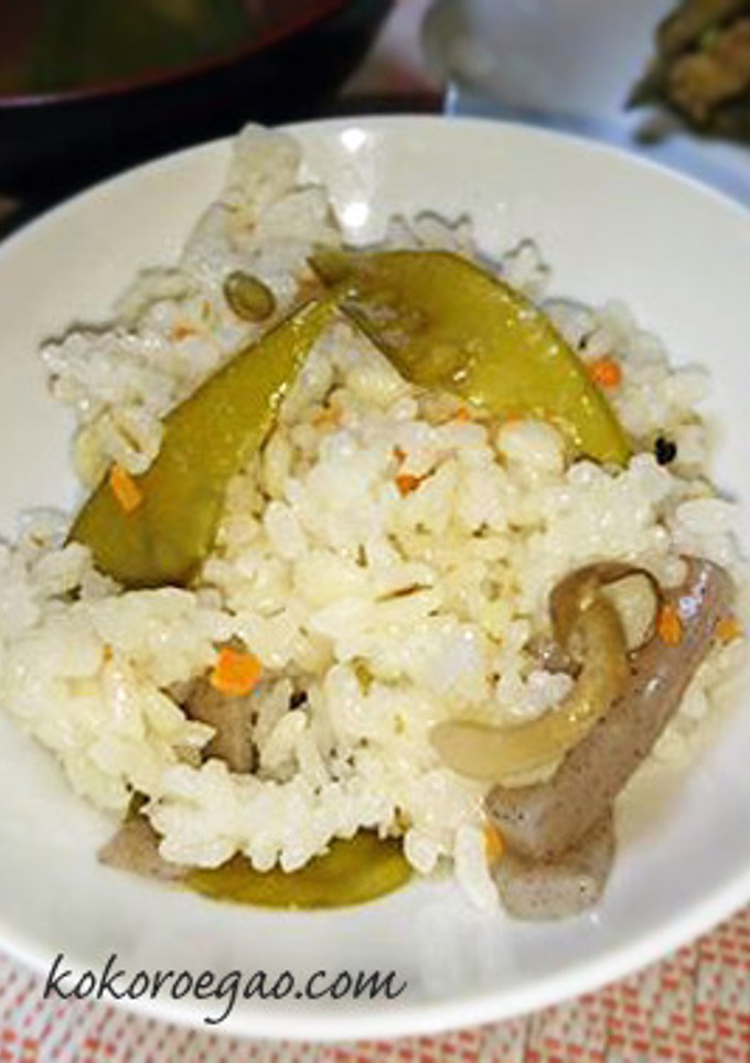 絹さやの押し麦ご飯-レシピのメイン写真