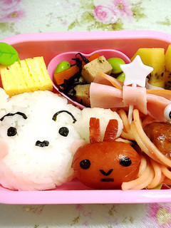 簡単✽クレヨンしんちゃん✽シロ✽キャラ弁-レシピのメイン写真