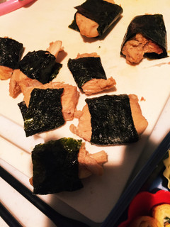 蒸し鶏の海苔巻き☆-レシピのメイン写真