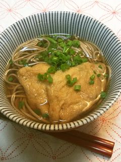 レンジで!甘辛油揚げ⭐︎蕎麦&お稲荷さん-レシピのメイン写真