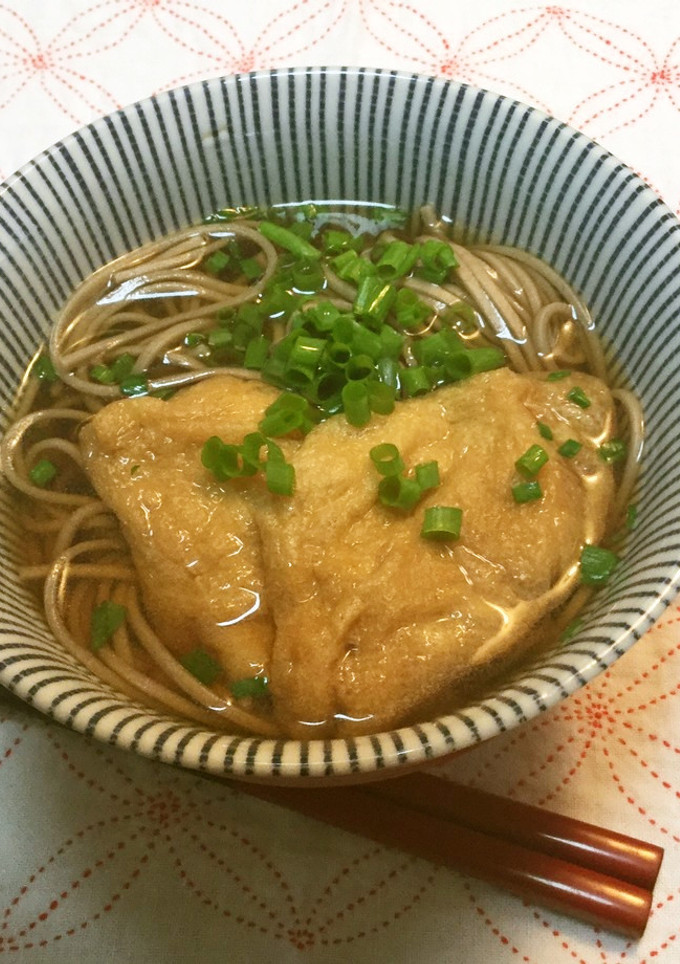 レンジで！甘辛油揚げ⭐︎蕎麦&お稲荷さん-レシピのメイン写真
