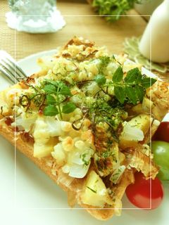 味噌漬けコロコロ筍のたぬきトースト-レシピのメイン写真