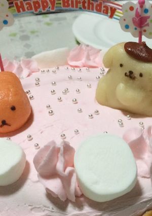 マジパン細工 人形 卵白なし材料３つ-レシピのメイン写真