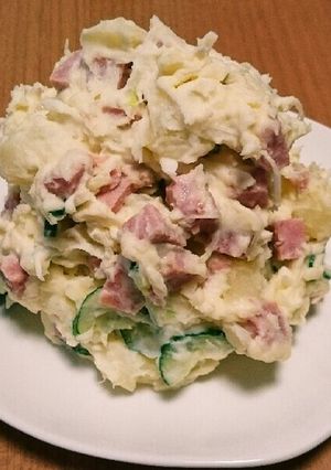 スパムでポテトorかぼちゃサラダ*-レシピのメイン写真
