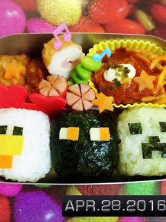 マインクラフト弁☆キャラ弁-レシピのメイン写真
